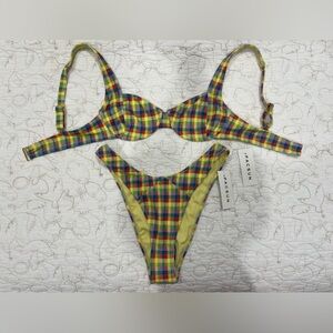 NWT Gingham Bikini